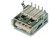 USB Socket Type A (Jack) for PCB 4-Pol THT Compona Typ 327 550-2