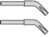 Thermal Tweezer Tips (Pair) 3mm Weller WT-2 WTA-2 0054414699  00