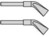 Thermal Tweezer Tips (Pair) 6mm Weller WT-3 WTA-3 0054414799 005