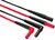 Insulated DMM Test Leads L=1.5m in Pairs Red and Black Fluke TL2