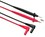 2mm/4mm Test Lead Set in Pairs Red and Black Fluke TL76