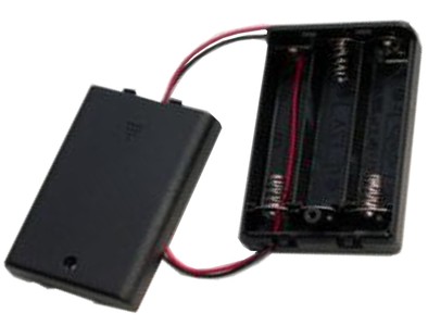 Batteriehalter mit Anschlußkabel 3x AAA / Micro Batterie