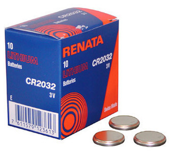 Pile bouton CR 1632 lithium Renata 125 mAh 3 V
